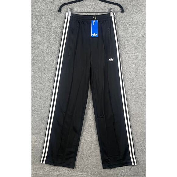 adidas Originals Pants - adidas Originals Black Track Pants with White Stripes